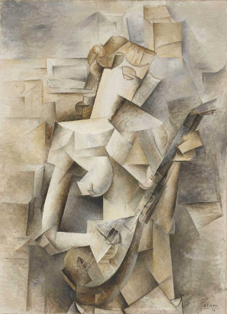 Pablo Picasso Mandolinli Kız