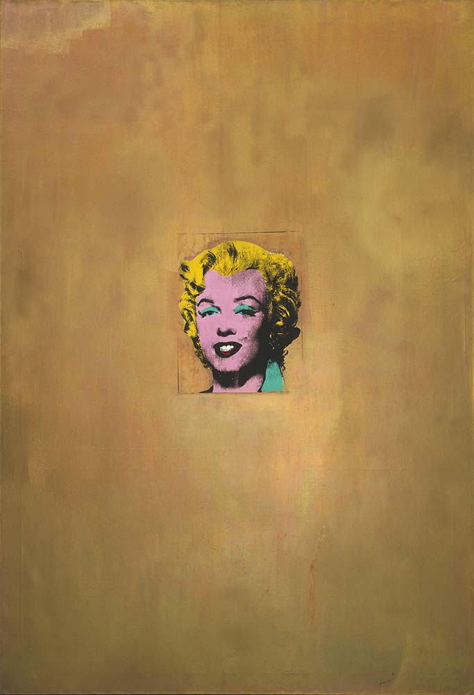 Andy Warhol Altın Marilyn Monroe