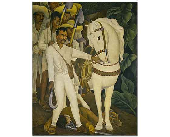 Diego Rivera Çiftçilerin Lideri Zapata