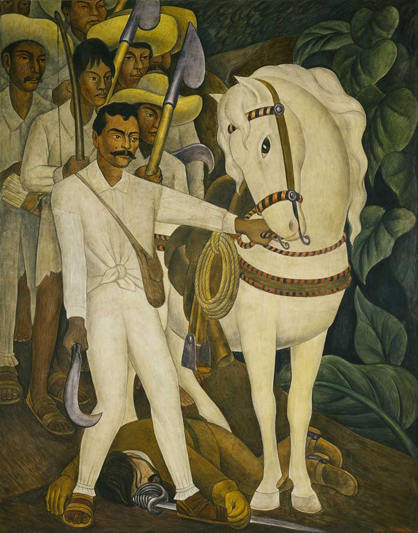 Diego Rivera Çiftçilerin Lideri Zapata
