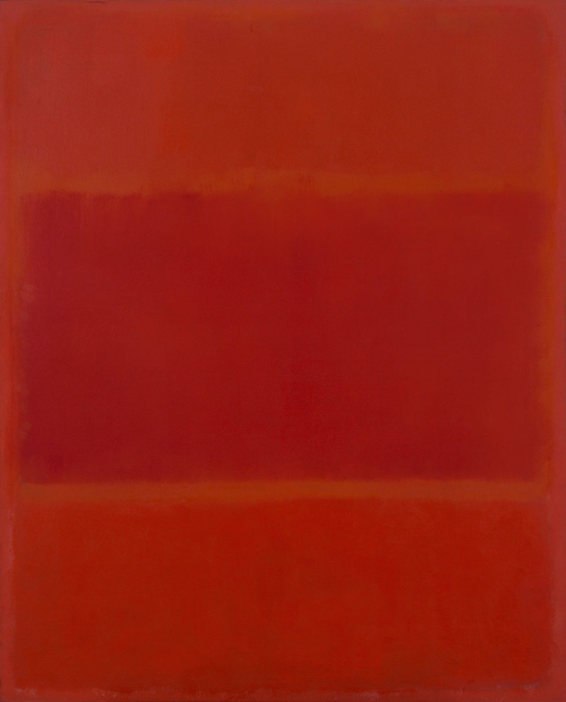 Mark Rothko Kırmızı ve Turuncu