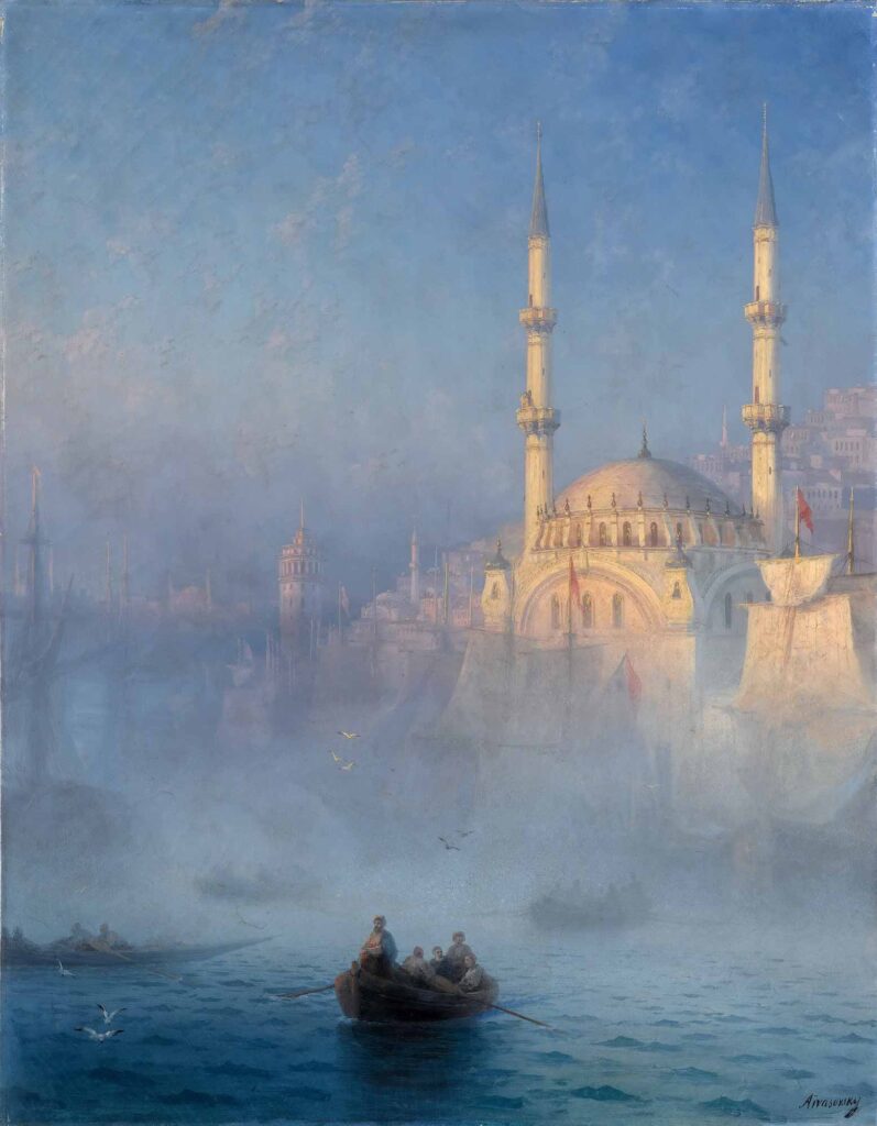 Ayvazovski Istanbul'da Kayıklar