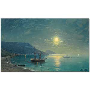 Ayvazovski Mehtapta Yelkenliler