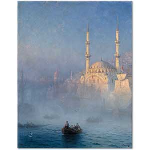 Ayvazovski Istanbul'da Kayıklar