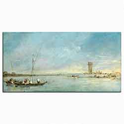 Francesco Guardi, Lagune’den Bakış Venedik