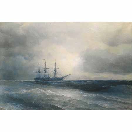 Ayvazovski Buharlı Gemi