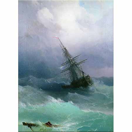 Ayvazovski Fırtınada 1868