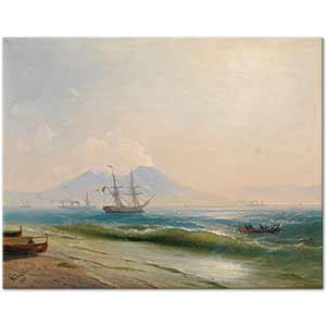 Ayvazovski Napoli Sahilinde