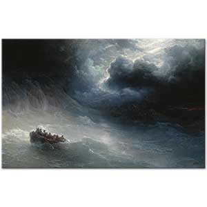 Ayvazovski Kasırgada Kazazedeler