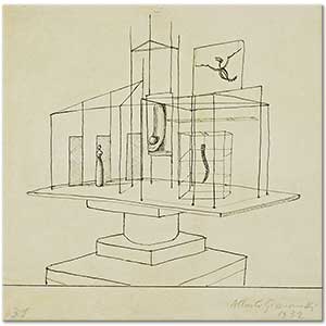 Alberto Giacometti Saray İçin Etüd