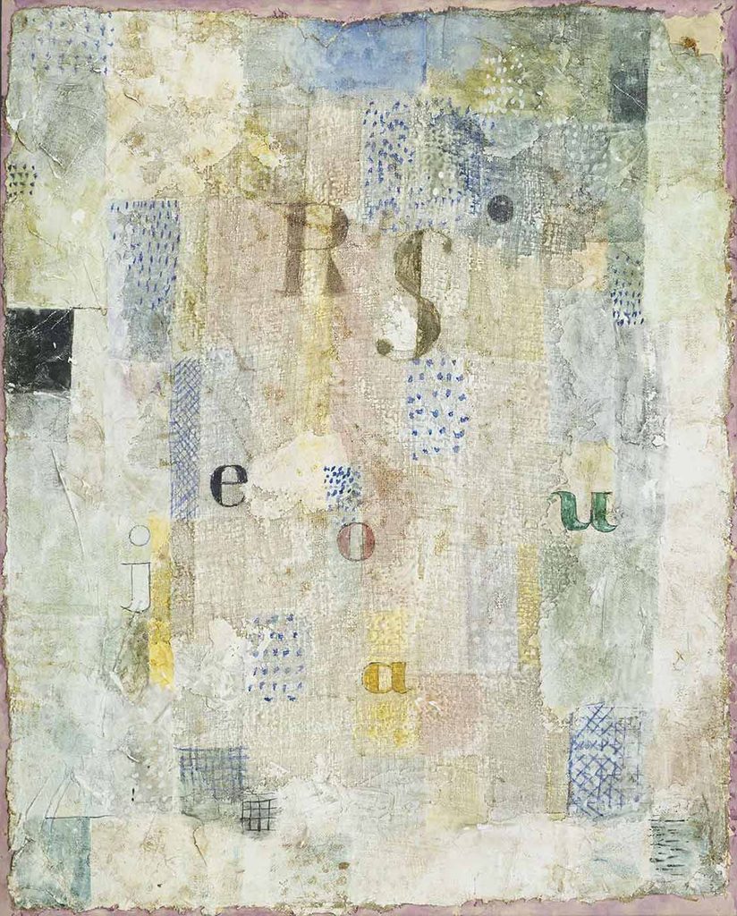 Paul Klee Şarkıcı Rosa Silber'in Ses Rengi