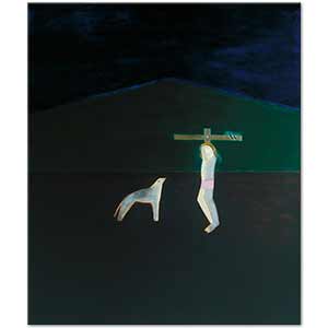 Craigie Aitchison Çarmıha Geriliş 09
