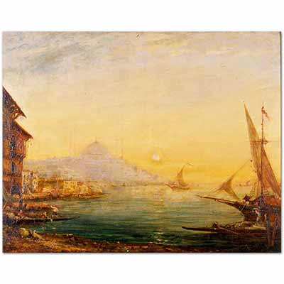 Alfred August Felix Bachmann Istanbul Peyzajı