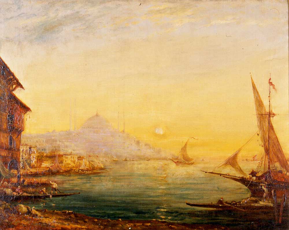 Alfred August Felix Bachmann Istanbul Peyzajı