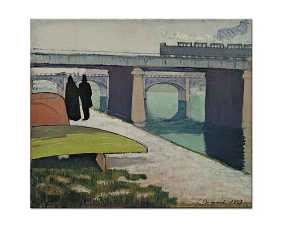 Emile Bernard Asnieres'de Demir Köprü