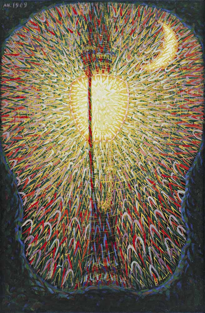 Giacomo Balla şehir ışıkları