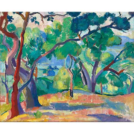 Henri Manguin Saint Tropez Peyzajı