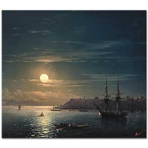 Ayvazovski Mehtapta Istanbul'a Bakış