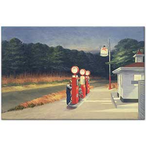 Edward Hopper Petrol İstasyonu