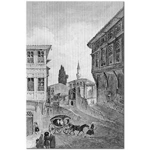 Gaspare Fossati Bir İstanbul Sokağı