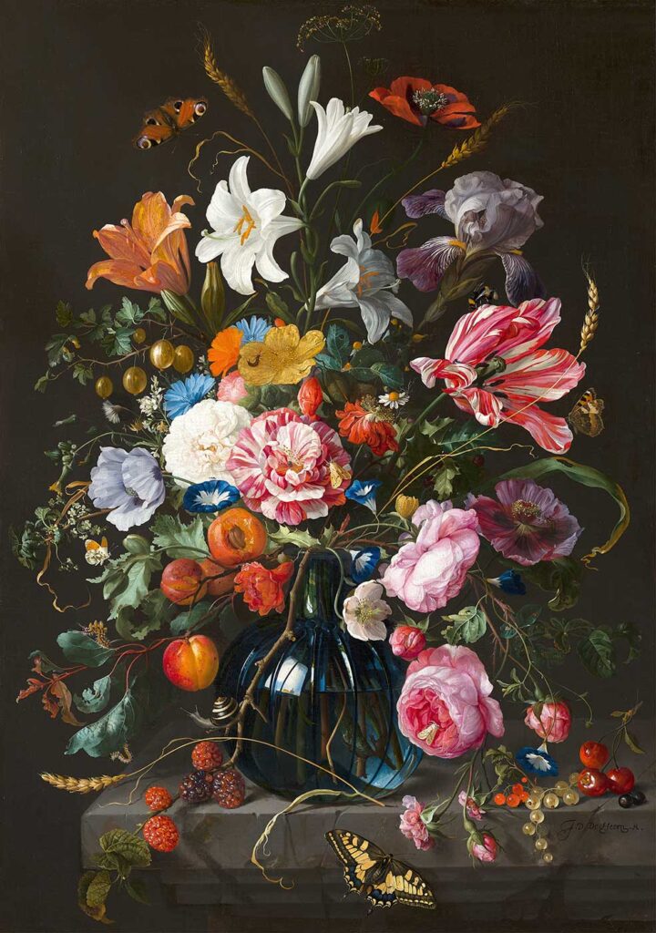Jan Davidsz de Heem Vazo ve Çiçekler