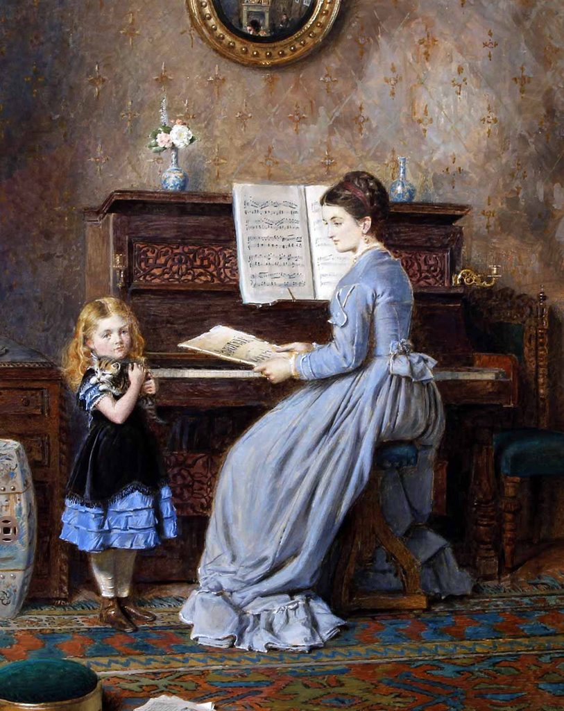 George Goodwin Kilburne Piyano Dersi