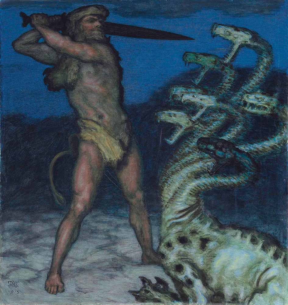 Franz von Stuck Herkül ve Hydra