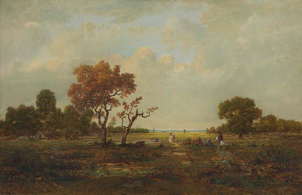 Theodore Rousseau Fontainebleau Manzarası