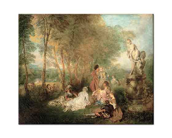 Jean Antoine Watteau Aşk Festivali - The Feast of Love