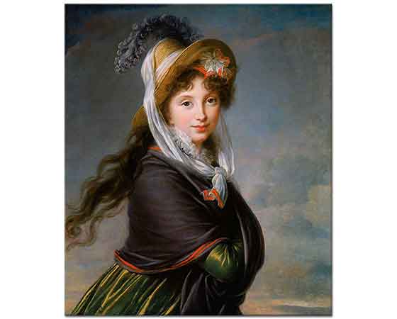 Elisabeth Vigee Le Brun Bir Kadın Portresi