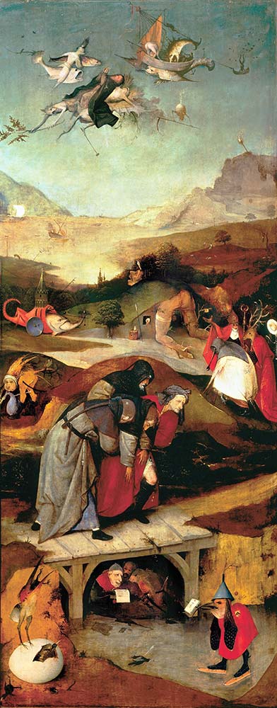 Hieronymus Bosch Aziz Anthony'nin Günaha Teşviki Sol Kanat