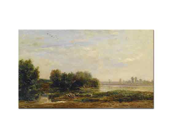 Charles Francois Daubigny Oise kenarında