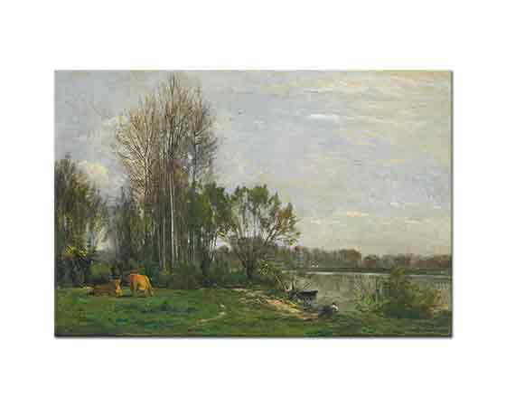 Charles Francois Daubigny Oise Kıyısında