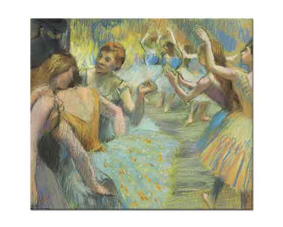 Edgar Degas Antreman Yapan Balerinler