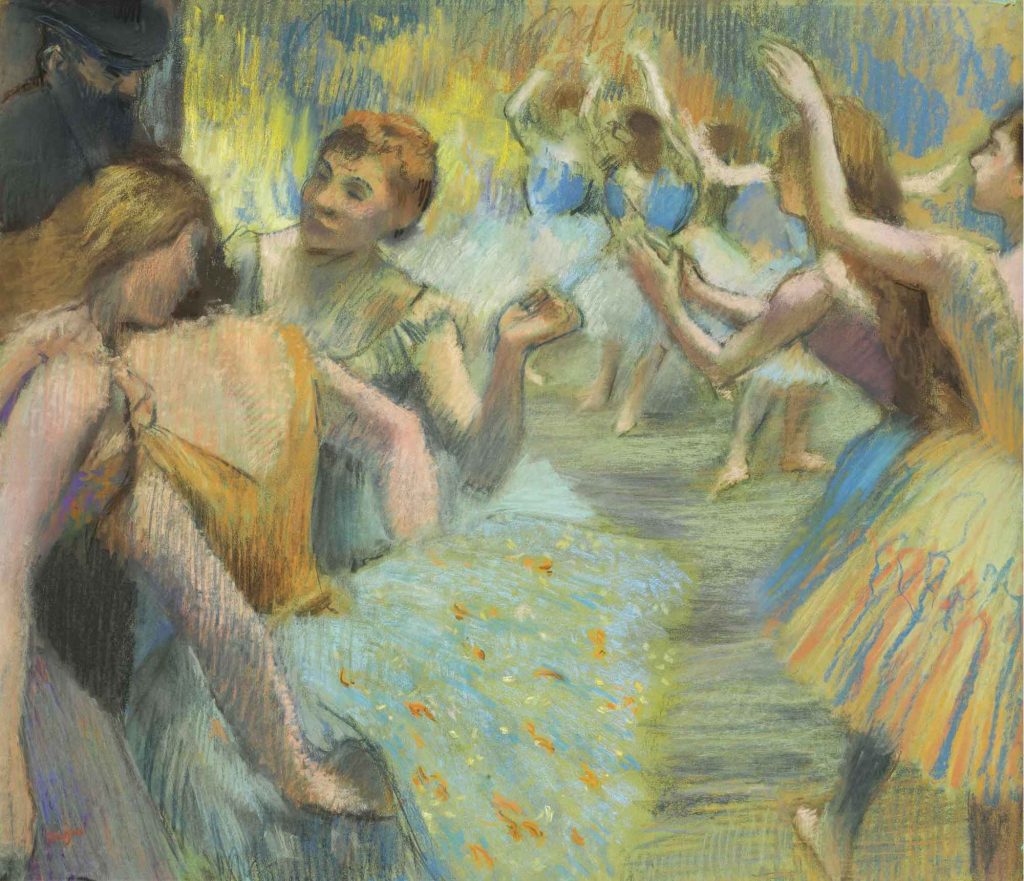 Edgar Degas Antrenman Yapan Balerinler