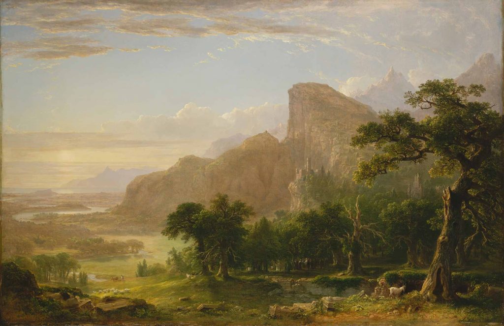 Asher Brown Durand Thanatopsis'den Manzara