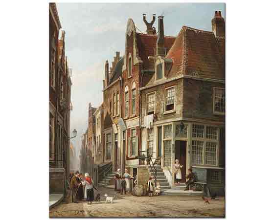 Cornelis Christiaan Dommersen Yahudi Mahallesi Amsterdam
