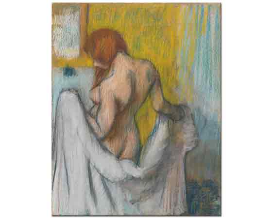 Edgar Degas Havlusu ile Kadın