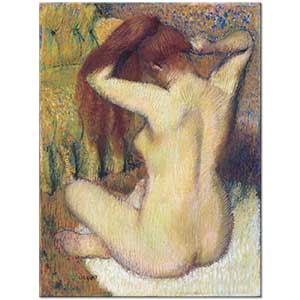 Edgar Degas Saçlarını Düzelten Kadın