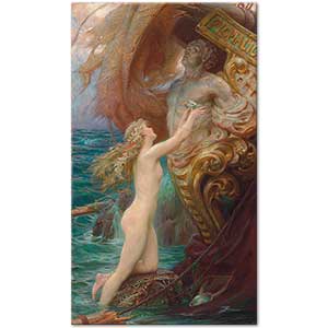 Herbert James Draper Derin Sular Idyll