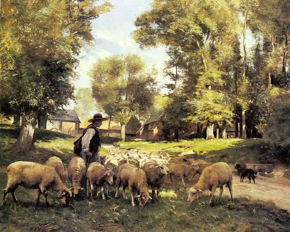 Julien Dupre, Çoban ve Sürüsü