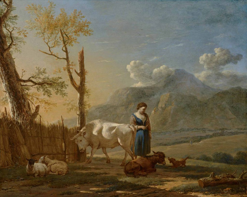 Karel Dujardin, Çoban ve Manzara