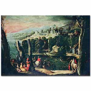 Niccolo dell Abbate Kadın ve Atlılar