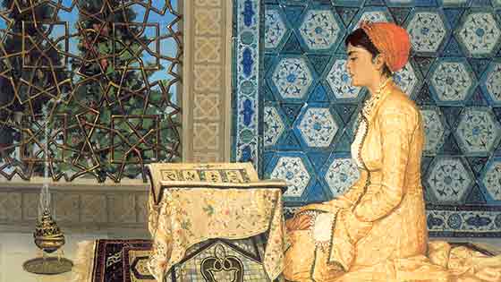 Osman Hamdi Bey'in Kur'an Okuyan Kız Tablosu için Rekor Fiyat