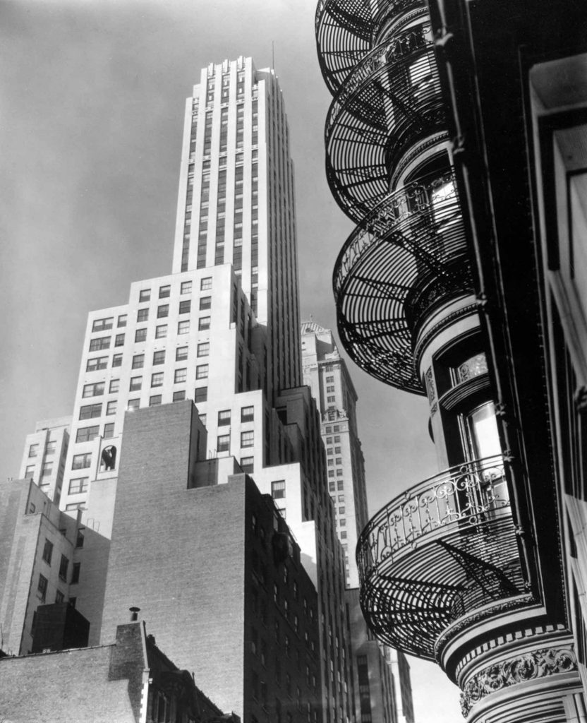 Berenice Abbott Murray Hill Oteli Park Bulvarından