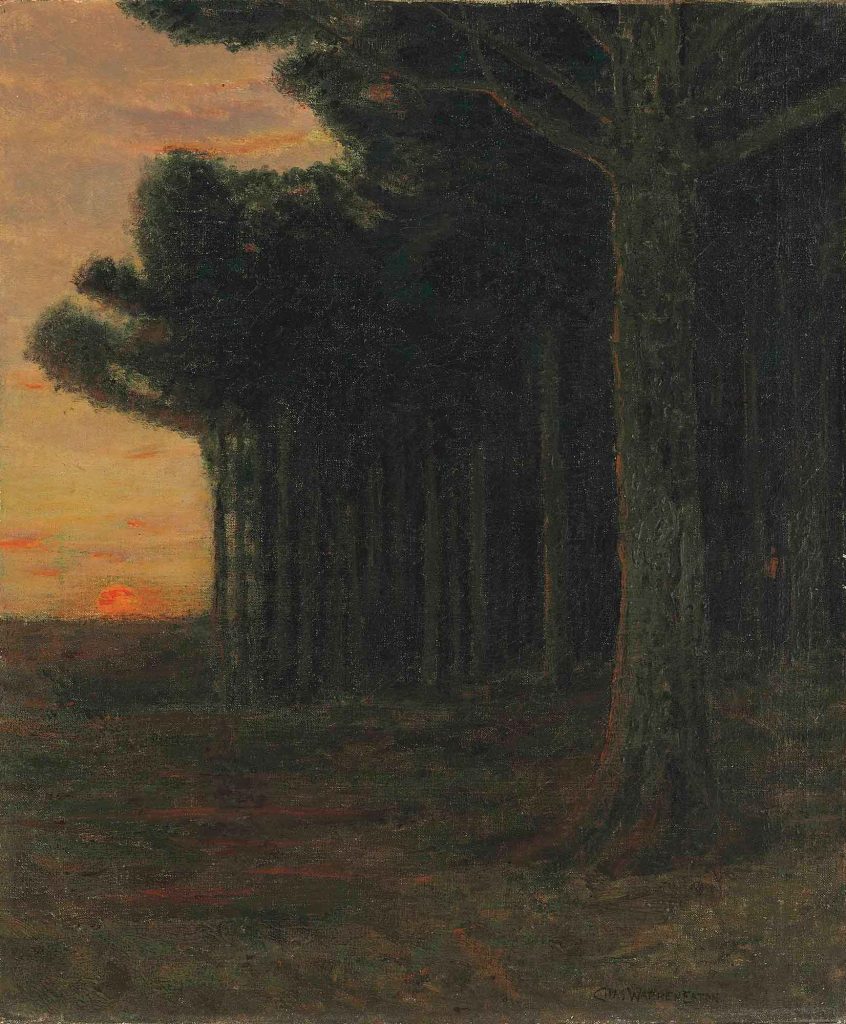 Charles Warren Eaton, Çam Ağaçları Connecticut