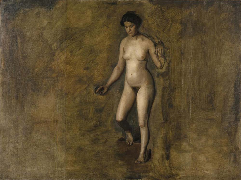 Thomas Eakins, William Rush'ın Modeli için Etüd