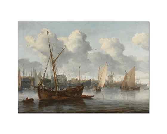 Allaert van Everdingen Limanda Balıkçı Tekneleri