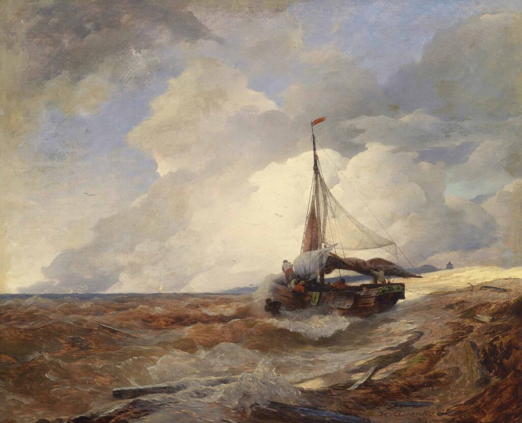 Andreas Achenbach Balıkçı Teknesi