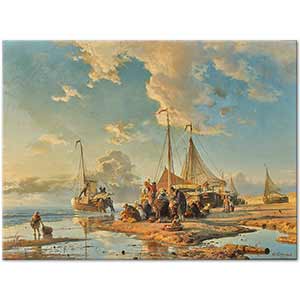 Andreas Achenbach Hollandalı Balıkçılar